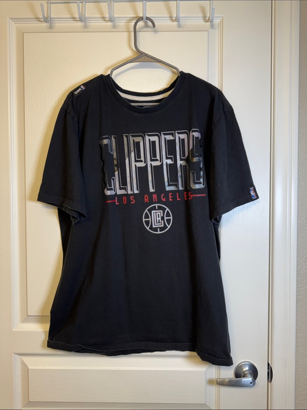 Unk Clippers Los Angeles Black NBA Graphic Tee Size 2XL EUC #5089